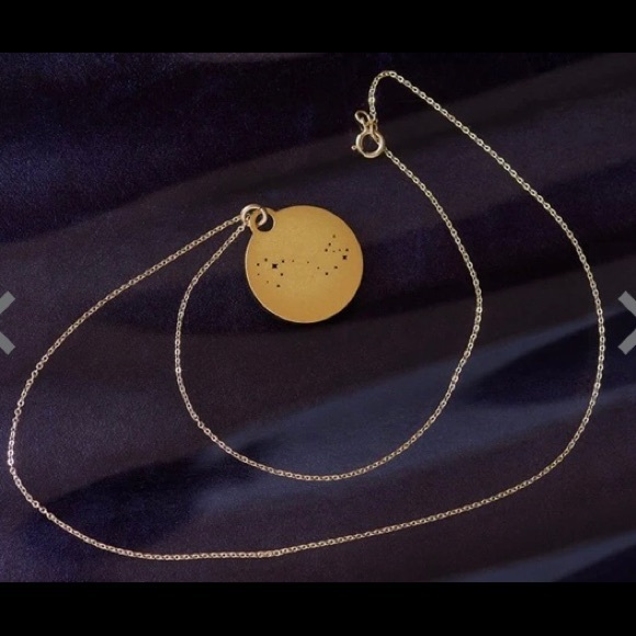 Scorpio constellation gold plated steel necklace by "Outdoor Metalworks" - NWT - Picture 5 of 8